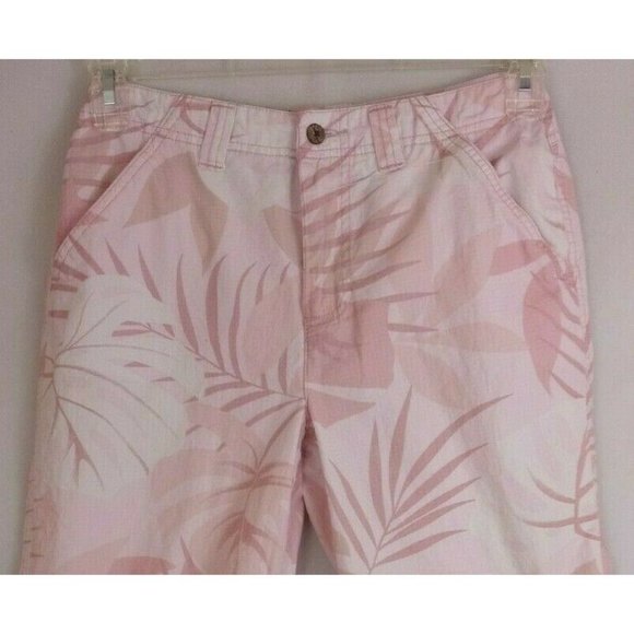 Jamaica Bay Petite Discover Paradise Women's Pink Tropical Floral Design Size 4P - Picture 4 of 9